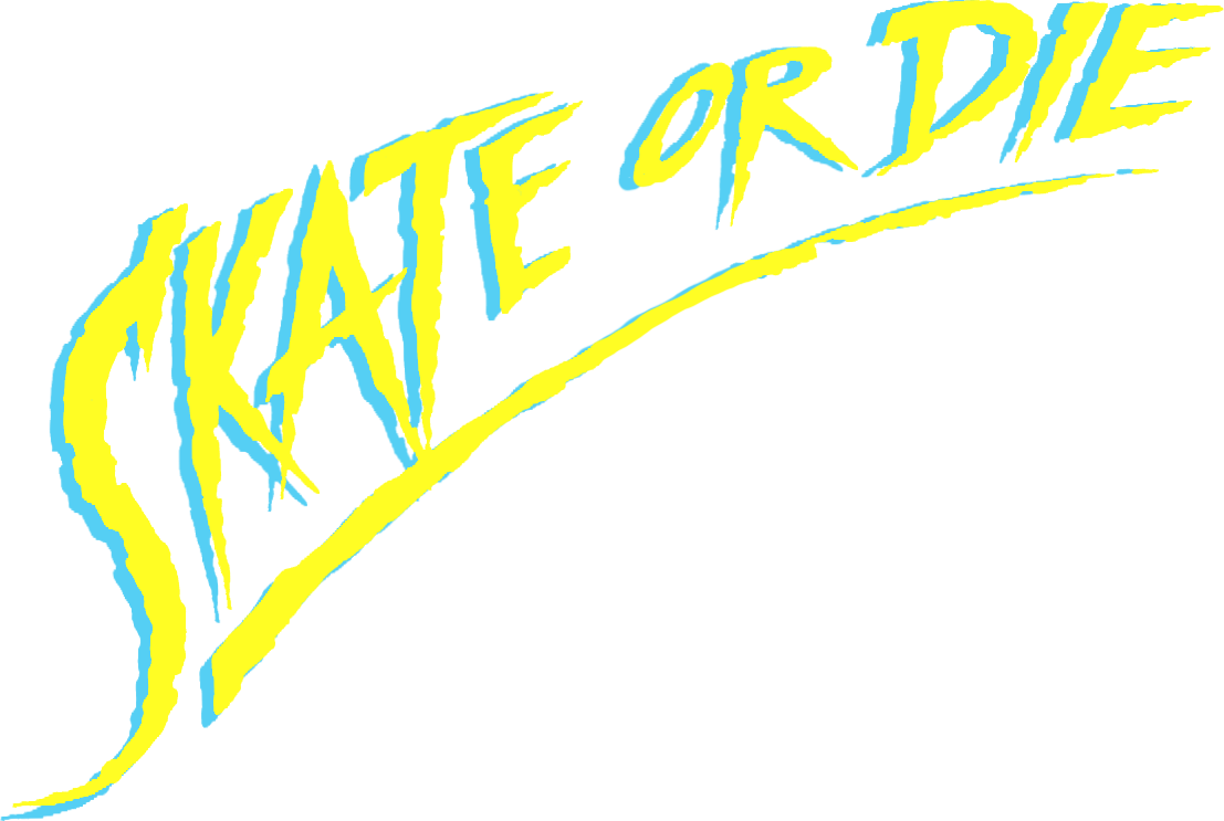 Skate or Die logo for NES